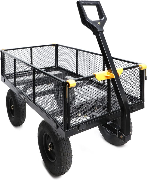 Gorilla Carts Steel Utility Cart 600 Pound Capacity