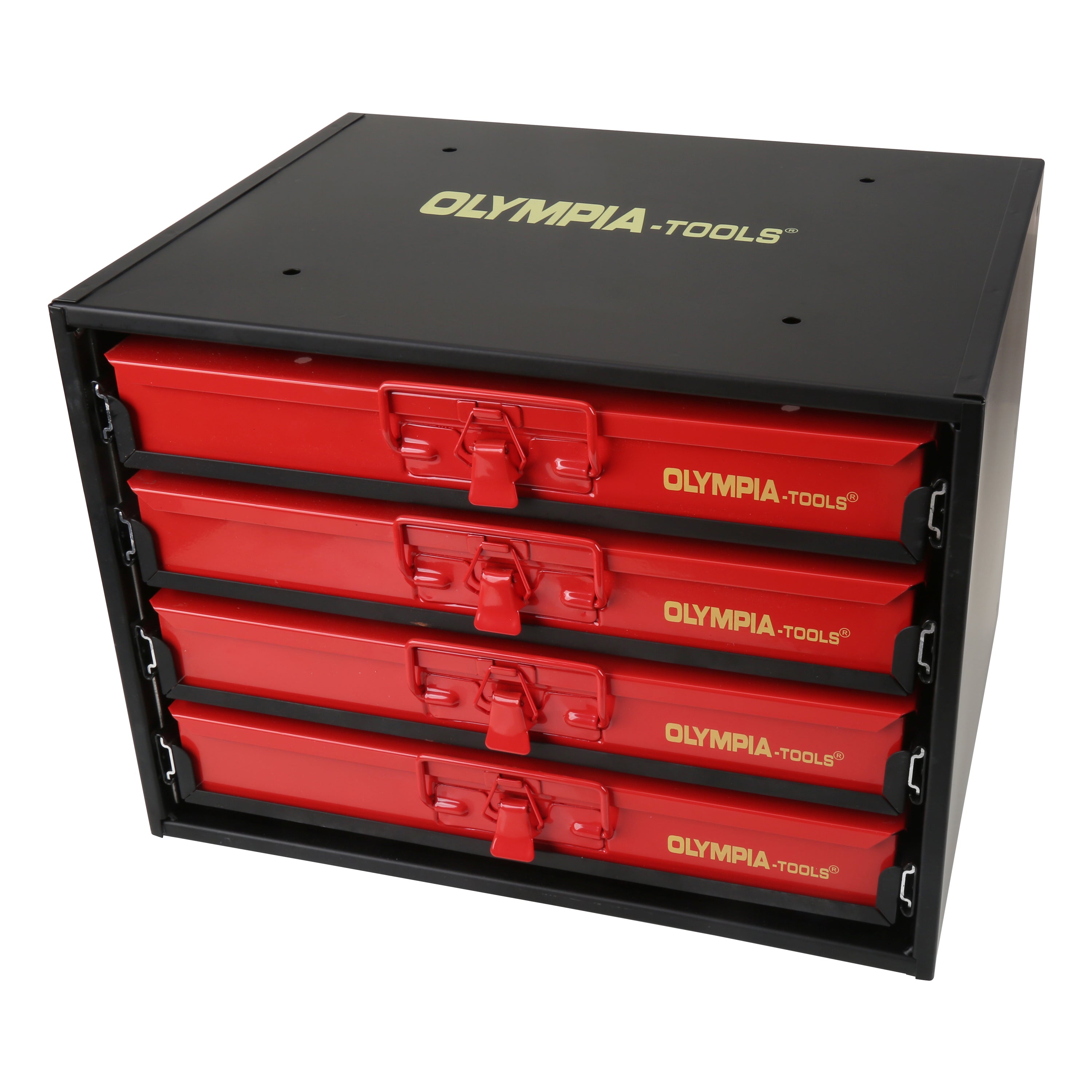 Drawer Hardware Organizer 16.3x8.9x9.4 4-Drawer Tool Storage Box